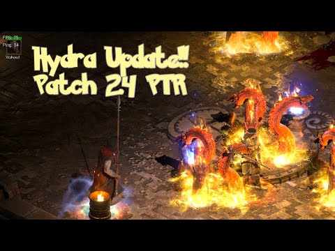 Sorceress Hydra/Frozen Orb | Diablo 2 Resurrected 2.4 PTR