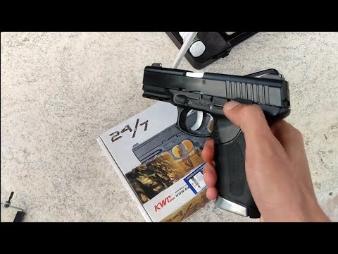 Pistola Airgun PT24/7 cal.4.5 esfera 0.35g co2, Alvos a 10 metros