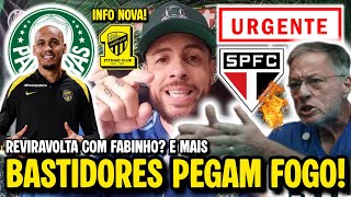 REVIRAVOLTA COM FABINHO NO PALMEIRAS? BARROS DETONA RUI COSTA DO SÃO PAULO! C.D APROVA CONTAS E MAIS