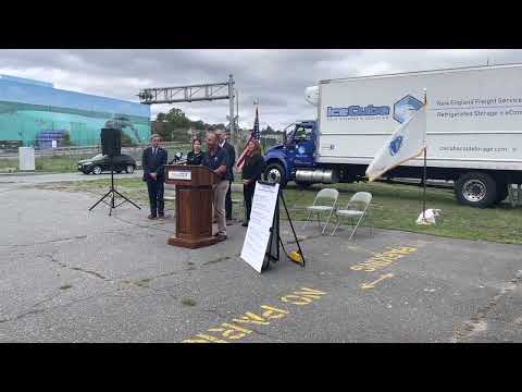 MassDOT Industrial Rail Access Program Grant Announcement - Ice Cube Cold Storage