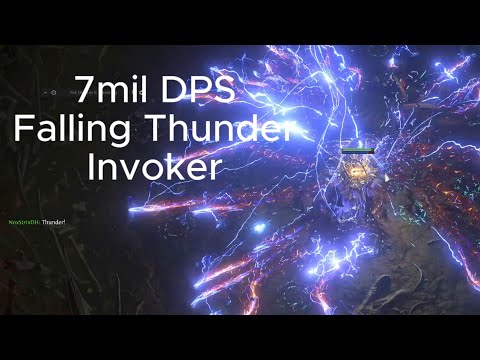 7M+ DPS - Falling Thunder Invoker - Monk Build Guide - Path of Exile 2