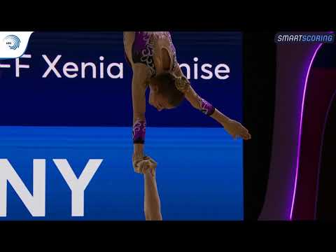 Daniel BLINTSOV & Xenia MEHLHAFF (GER) - 2019 junior Europeans, all-around final