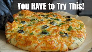 Have You Tried This Easy Cheesy Olive Bread Yet? You HAVE to Try This!