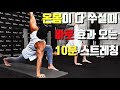 온몸이 다 쑤실 때 바로 효과오는 스트레칭(운동 전 필수 스트레칭)