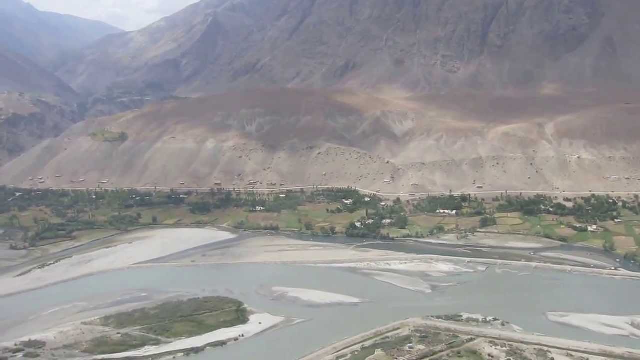 Landing in Khorog, Tajikistan