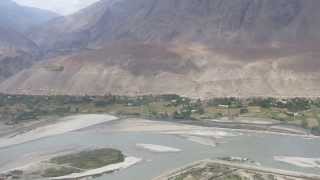 Landing in Khorog, Tajikistan