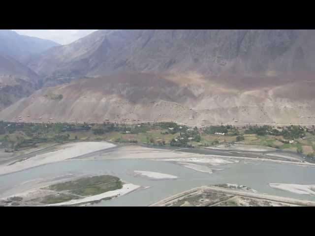 Landing in Khorog, Tajikistan
