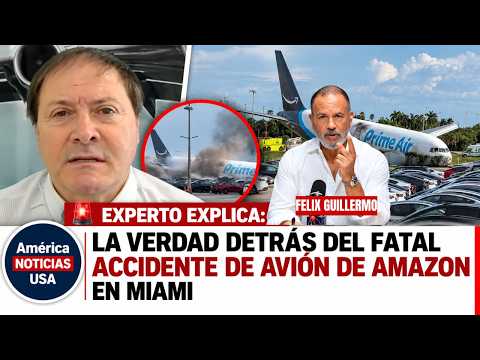 🚨EXPERTO EXPLICA: la VERDAD detrás del fatal accidente de AVIÓN de Amazon en MIAMI