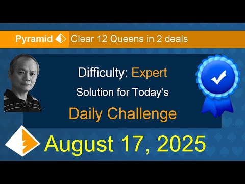 Microsoft Solitaire Collection: Pyramid - Expert - August 17, 2025