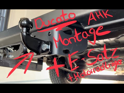 Ducato 8 tow bar with electrical kit and motorcycle carrier Trailer Hitch Motocycle E-Bike