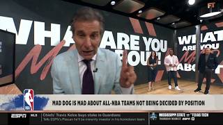 FIRST TAKE | Stephen A. react to Mad Dog being mad about All-NBA teams not being decided by position