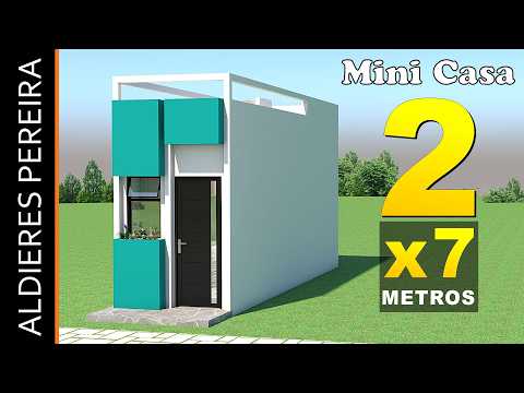 Learn how to make this 2 x 7 meter mini house – Make several to rent!