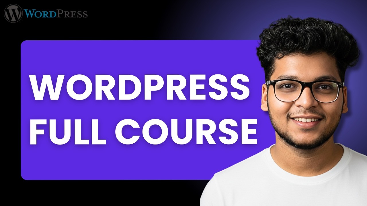 Full WordPress Course 2026 for Professional Websites