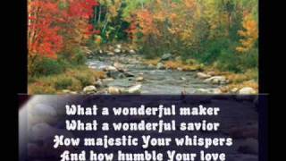 Wonderful Maker Lyrics Chris Tomlin