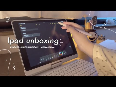 unboxing 🐰iPad 9th Generation 256GB (Silver) + Apple pen alt ✏️+ accessories☁️ [aesthetic]