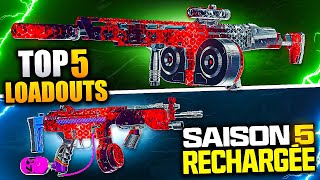 le TOP 5 des CLASSES "META" sur la SAISON 5 RECHARGÉE de WARZONE ! (vous devez essayer)