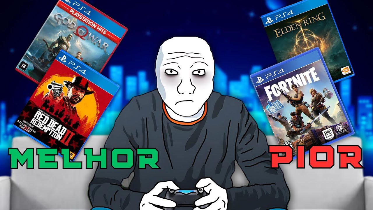Os MELHORES e PIORES Jogos que eu joguei no PS4