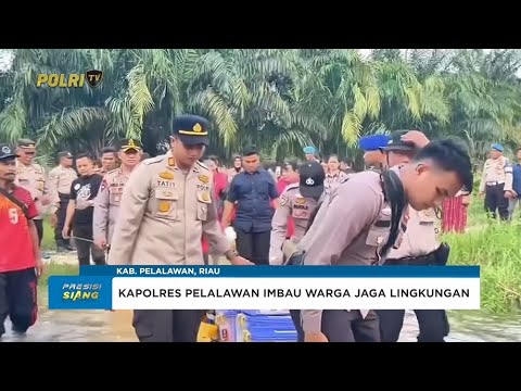 KAPOLRES PELALAWAN DAN BHAYANGKARI PELALAWAN BANTU KORBAN BANJIR DENGAN BERIKAN SEMBAKO