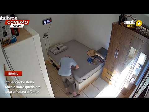 Vídeo: Influenciador Vovô Anésio sofre queda em casa e fratura o fêmur.