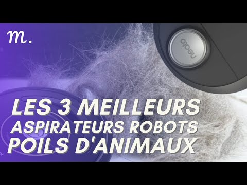 🥇TOP 3 MEILLEURS ASPIRATEURS ROBOT POILS D'ANIMAUX (2023)