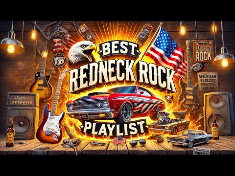 🔥 Best Redneck Rock Playlist: 2 Hours of Legendary Hits #RedneckRock #SouthernRock #RockPlaylist
