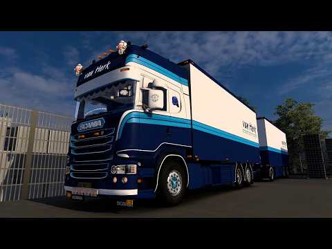 Scania R450 Open Pipe Sound Manual gearbox ETS2 1.53 POV Truck Driving｜Vanilla Map＃121