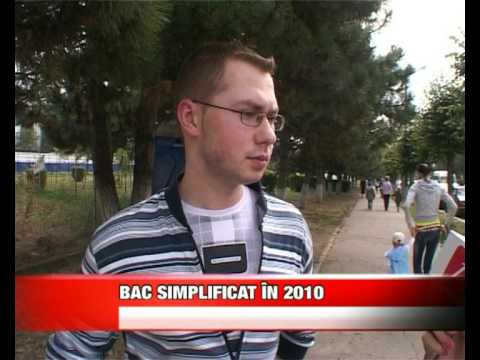 BAC SIMPLIFICAT IN 2010