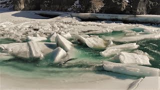 preview picture of video 'Altai. Изумрудная Катунь пробуждается. Ice break off on Katun river. Аэросъемка Алтай.Drone video HD'