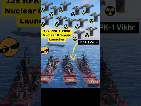12X RPK-1 Vikhr Nuclear Launcher☢️ | Modern Warships #shorts