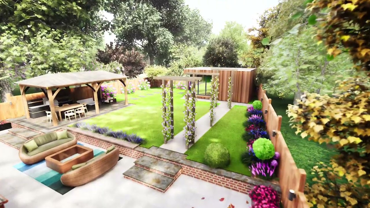 3D Garden Walkthrough