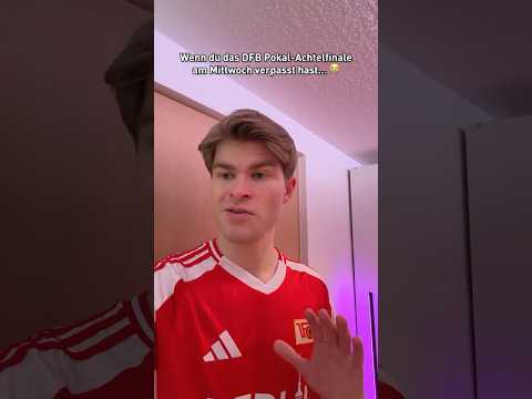 Wenn du das DFB Pokal-Achtelfinale am Mittwoch verpasst hast... 😭