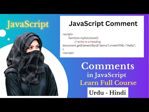 Javascript Comments Tutorial In Hindi Urdu Javascript Basic 2023