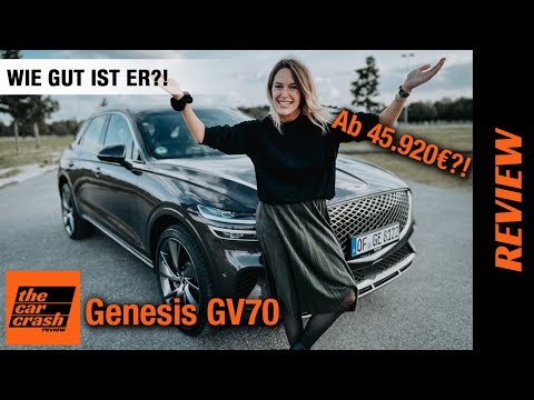 Genesis GV70 im Test (2021) Wie viel Luxus gibt es ab 45.920€! 🚢 Fahrbericht | Review | Diesel | POV
