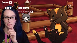Cute Puzzle Game! | Cat Pipes | Gameplay