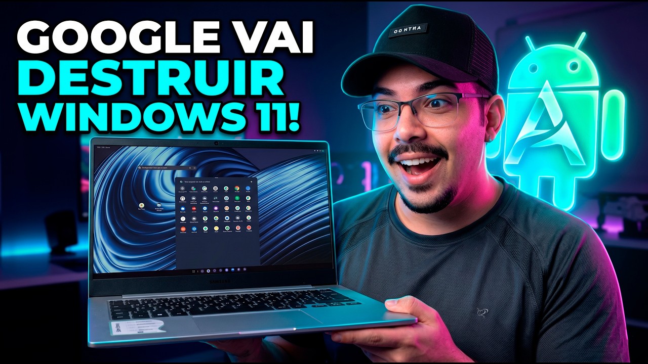 A Google Mudou Tudo! O Fim do WINDOWS 11 com o Novo Aluminium OS Android 17
