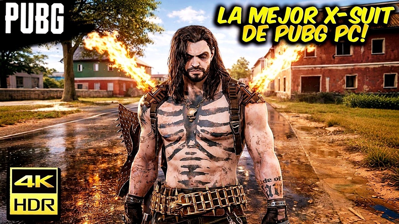 SACO la MEJOR X-SUIT de PUBG PC y CONSOLAS! SKIN MEJORABLE! - ASI se ve en GRAFICOS AL MAXIMO BRO!