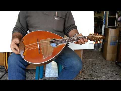 Δοκιμή Μαντολίνου (mandolin) - Οργανοποιείο Φραγκιαδάκης Γεώργιος