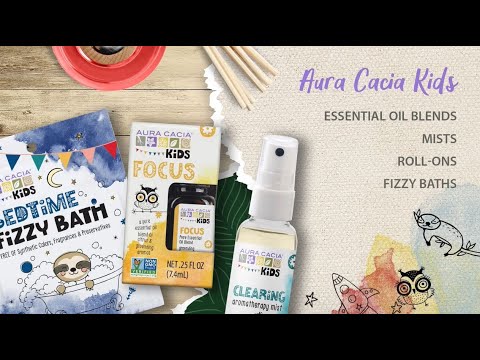 Aura Cacia, Kids, Banho de Limpeza com Efervescência, 70,9 g (2,5 oz)