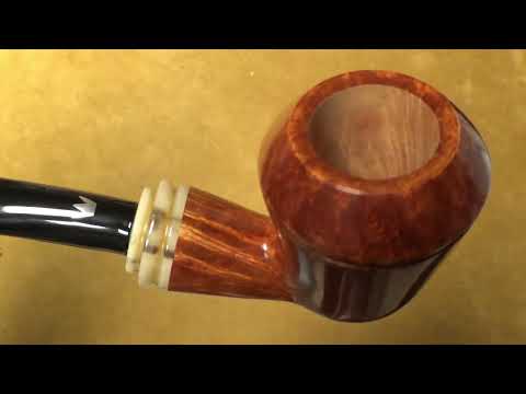 Pipa Fiamma di Re - Nobile - Half Bent Chimney Bulldog (FR103)