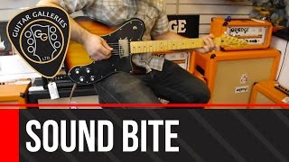 Video thumbnail for Fender Squier Vintage Modified Telecaster Custom 3 Tone Sunburst Demo at Guitar Galleries by Guitar Galleries