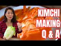 Kimchi Making Questions ANSWERED! YOU NEED TO WATCH THIS Kimchi Making Q & A Tutorial