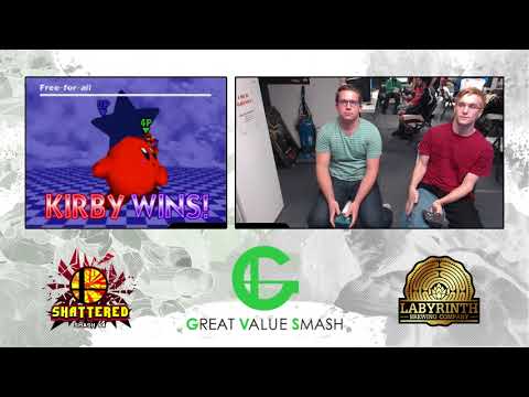 Smash 64: Spongy (Kirby) V T-Beau (Falcon) - Shattered 80 Tourney