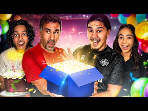 WE'RE ORGANIZING OUR FATHER'S BIRTHDAY FOR THE FIRST TIME! (He's shocked by the gift lol)