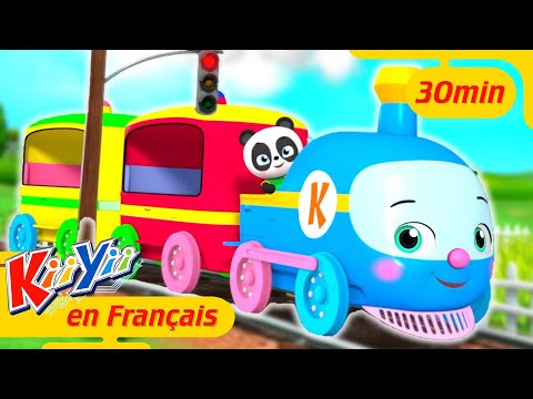 Tchou tchou l’train | Comptines et Chansons Pour Bébé & Enfants | KiiYii En Français