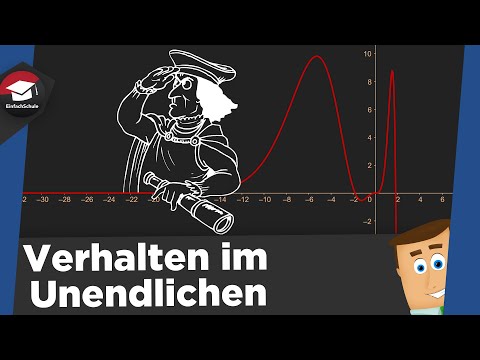 Verhalten im Unendlichen einfach erklärt - Grenzwerte berechnen - Limes - Grenzwerte erklärt!