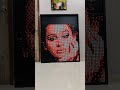 Illusion Pixel Rubik S Cube Mosaic Portrait Of Kenisha Awasthi Using 480 Cubes Shorts Shortsvideo