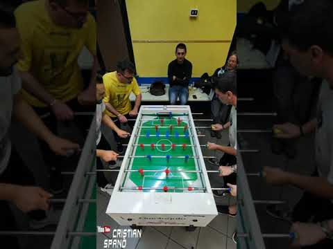 Calcio Balilla - Spanò/Fiore vs Cornacchione/Cucchi (reg. rollerball).