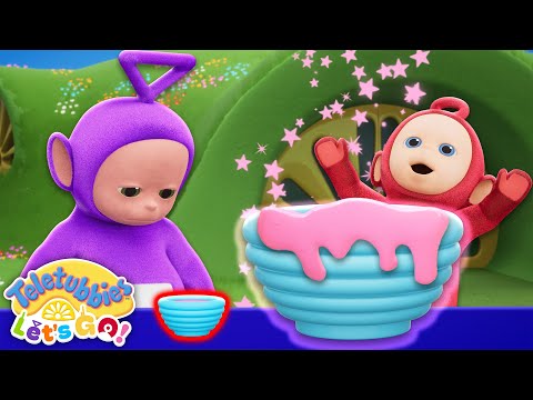 NEW | GIANT BOWL OF TUBBY CUSTARD! | A Very Special Meal | Teletubbies Let’s Go Full Episode