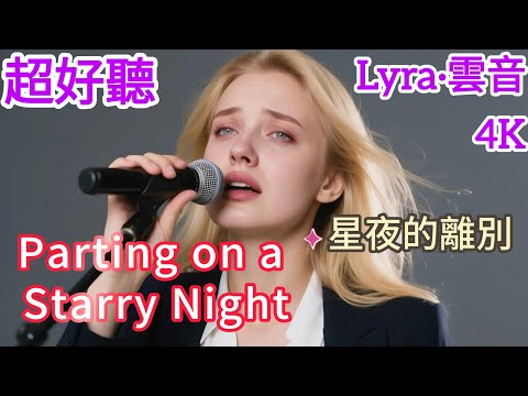 Lyra&middot;雲音 翻唱 超好聽 4K|《星夜的離別》（1966年）| 原唱:千昌夫 | 女聲英文版 | 我倆曾經盼望著，長久相依偎 | \Parting on a Starry Night\ #歌曲