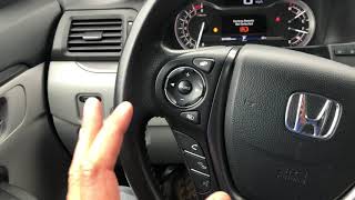 Honda Pilot - How to lock and unlock windows